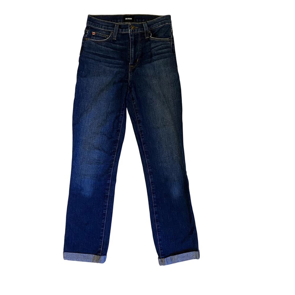 HUDSON Jeans Blair High-Rise Straight Crop Faded Indigo Denim Women’s Size 31